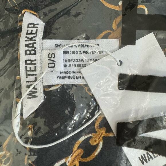 Walter Baker Sarong Cover Up Chain Link Black - Picture 4 of 4